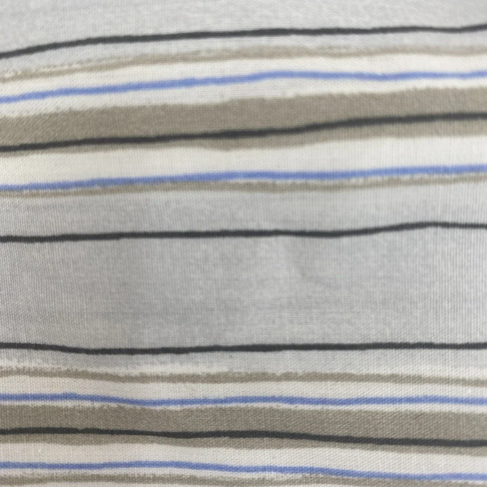 ED Ellen DeGeneres Pillowcase Pair Standard Sketched Stripe 100% Cotton Percale